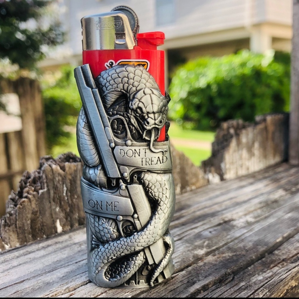 Metal lighter case fits BIC lighter standard size j6,lighter holder sleeve pouch